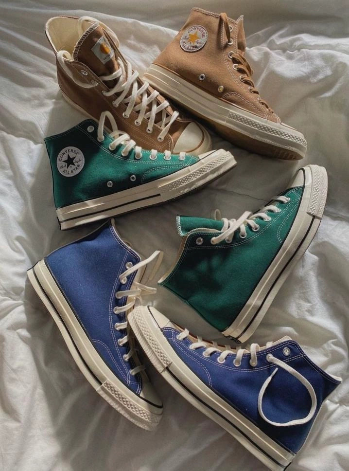 converse high top - green