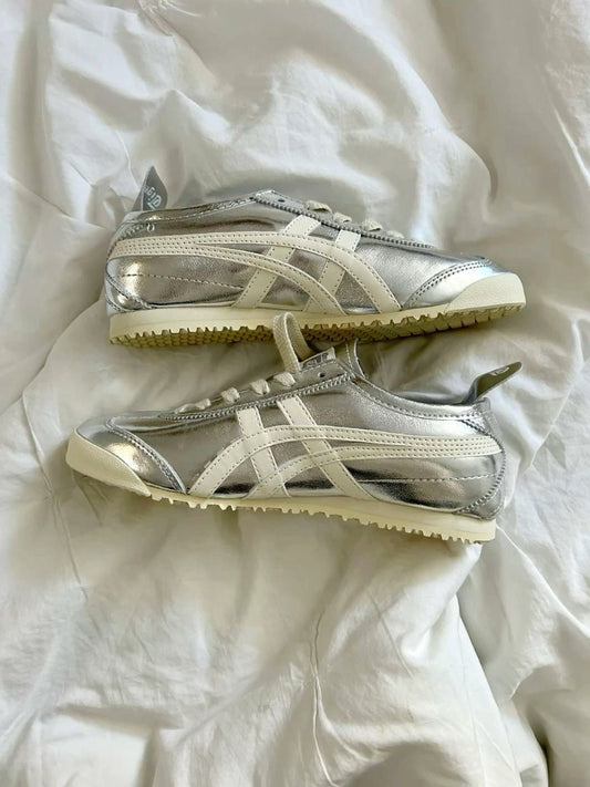 onitsuka tiger mexico 66 - Silver and white